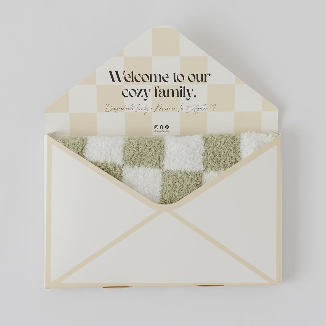 Checkered Pacifier Lovey Blanket