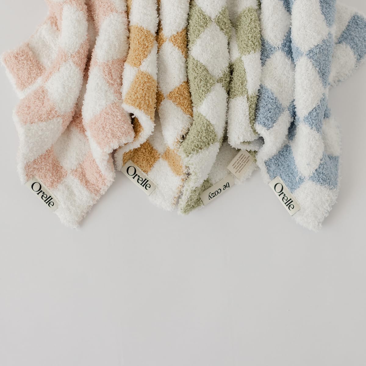 Checkered Pacifier Lovey Blanket