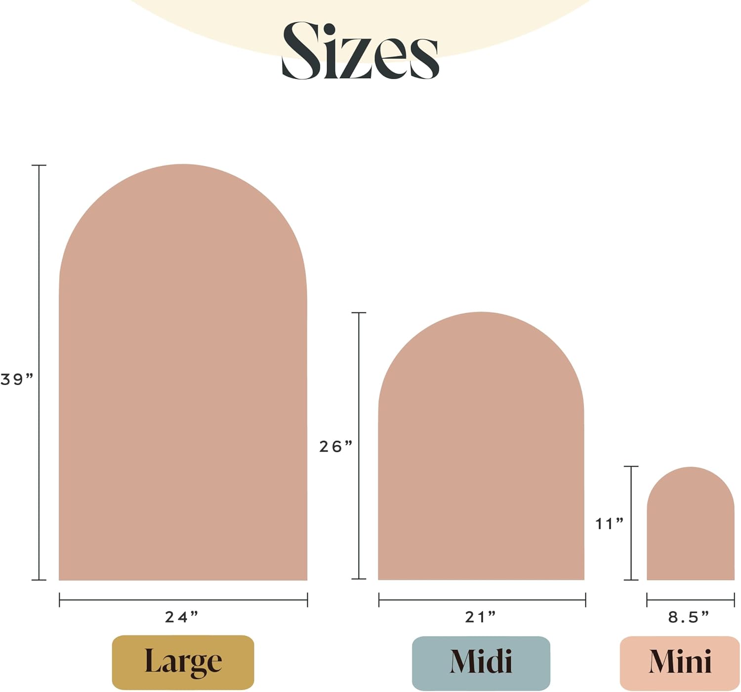 Large MagicWall | Magnetic Arch Wall Decal