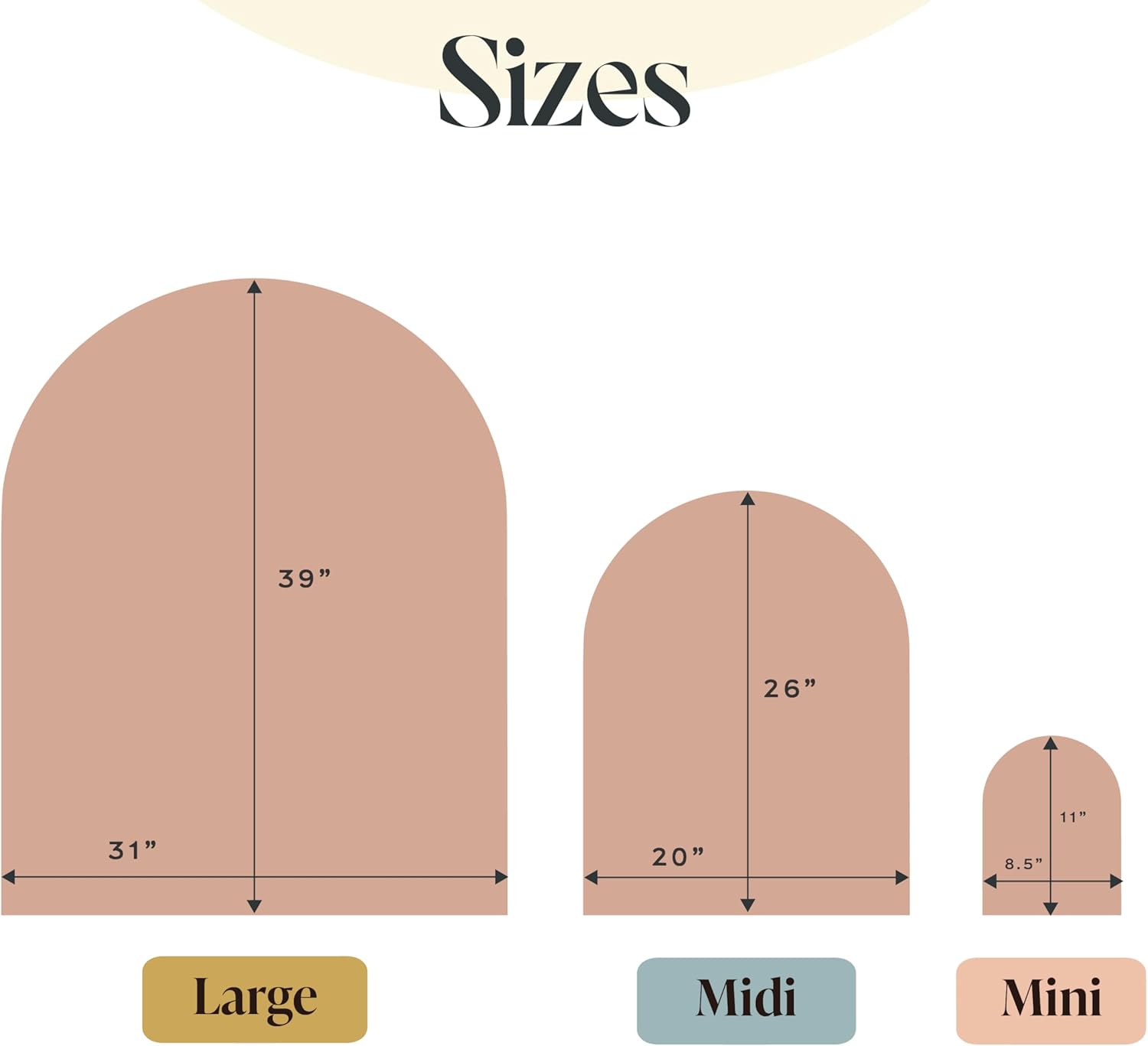 Midi MagicWall | Magnetic Arch Wall Decal