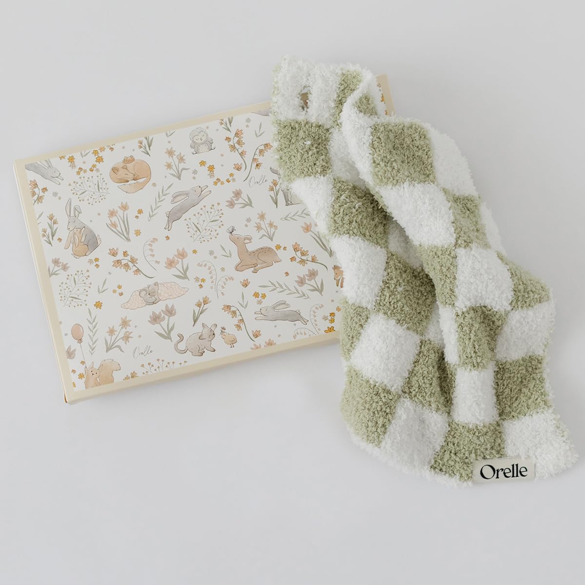 Checkered Pacifier Lovey Blanket