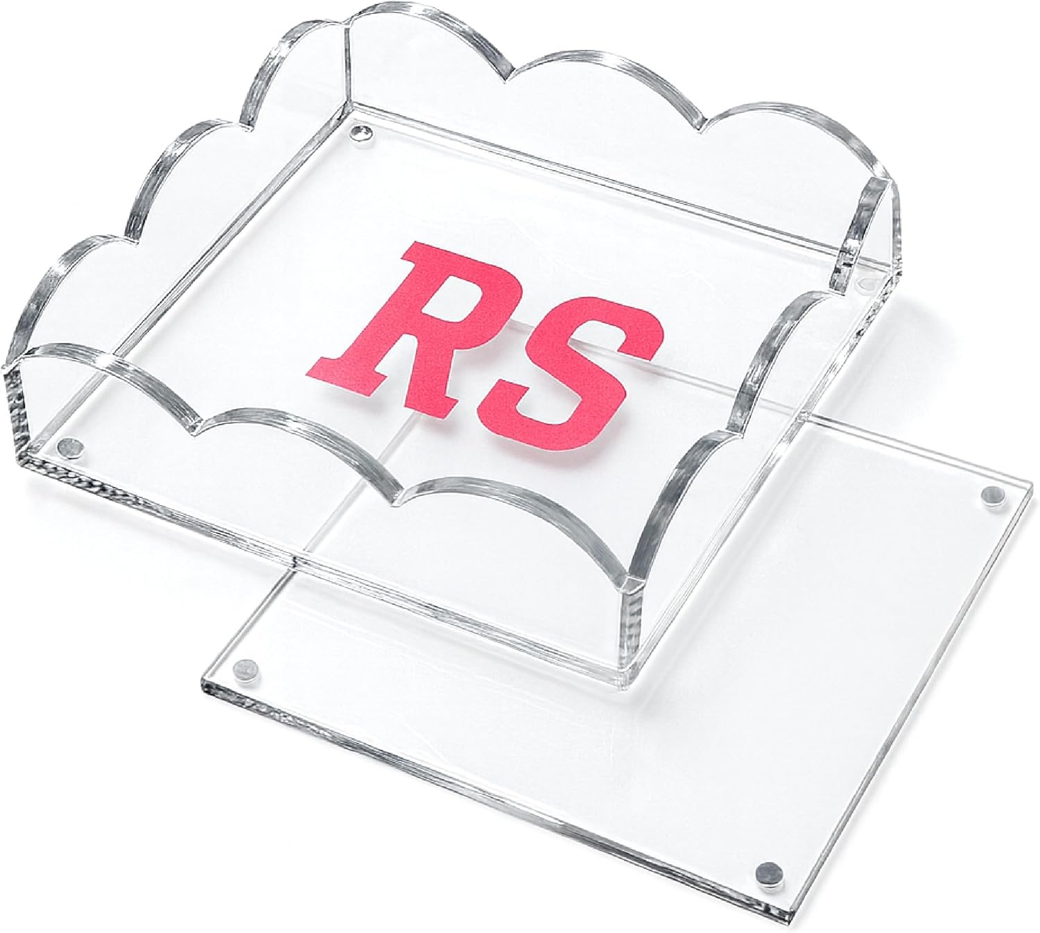 Scalloped Magnetic Acrylic Tray