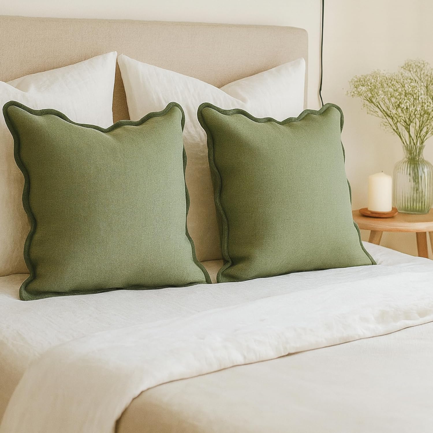 Scalloped Pillow Cover