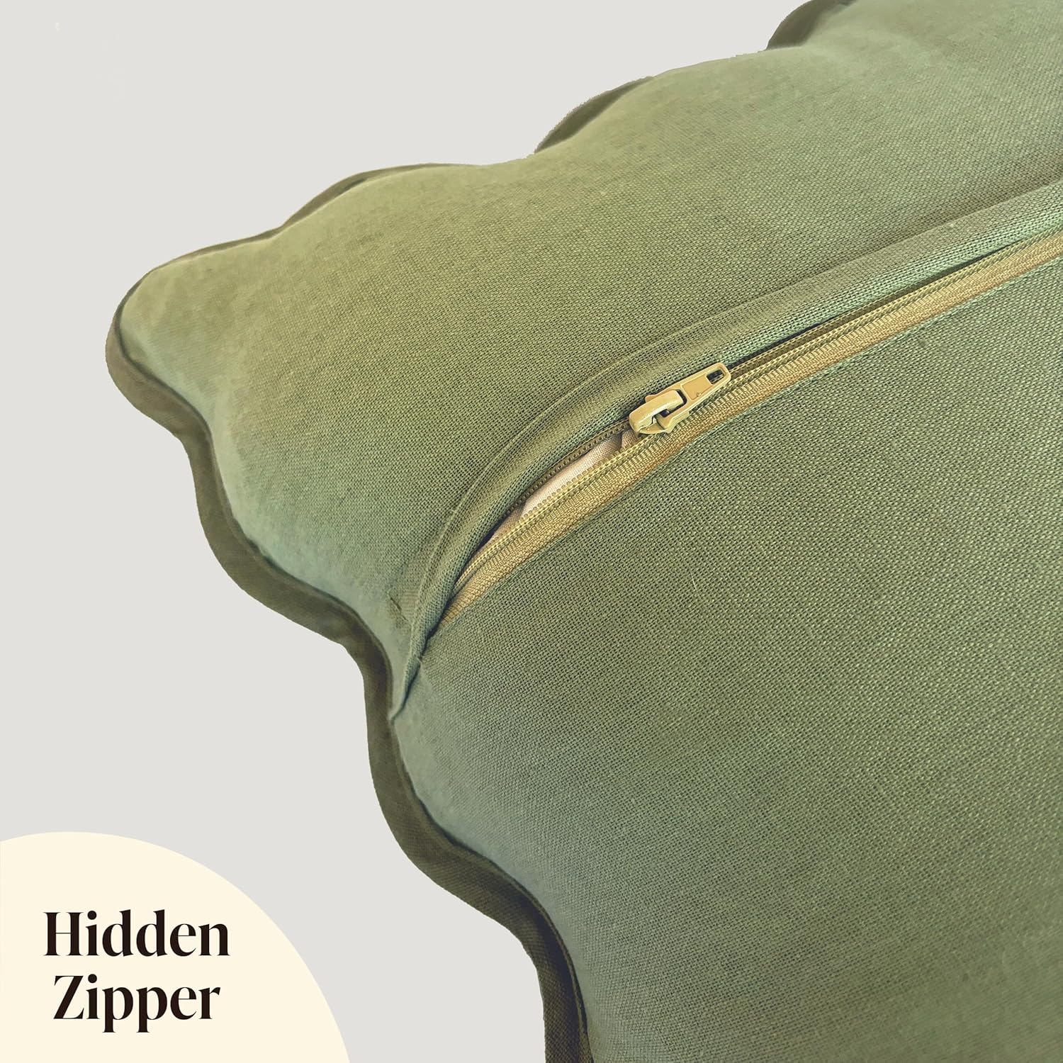 Scalloped Pillow Cover