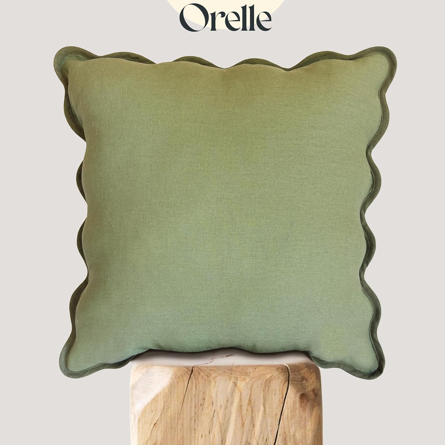 Scalloped Pillow Cover