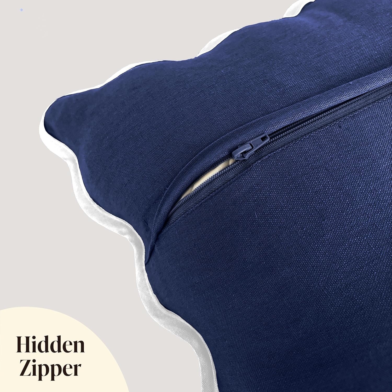 Scalloped Pillow Cover