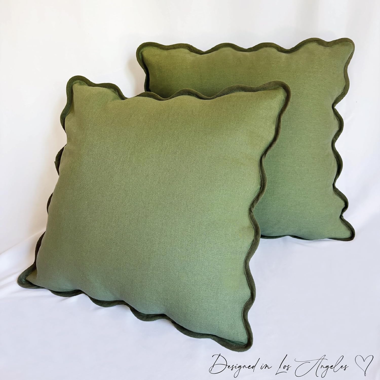 Scalloped Pillow Cover