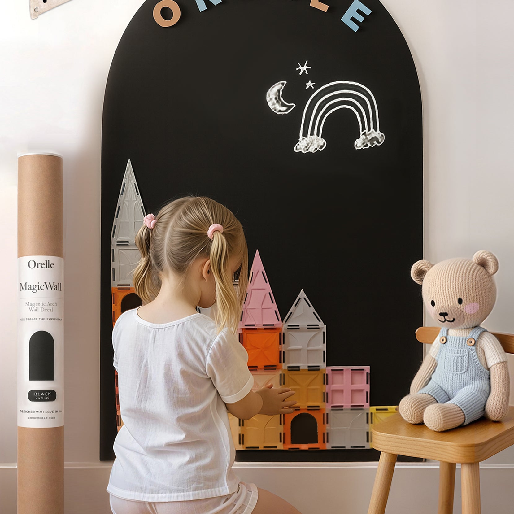 MagicWall | Magnetic Arch Wall Decal | 24 x 39"