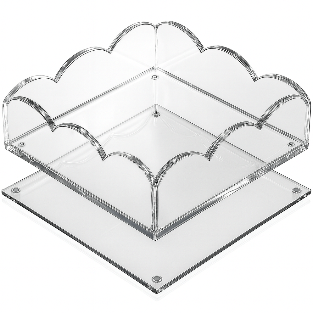 Scalloped Magnetic Acrylic Tray