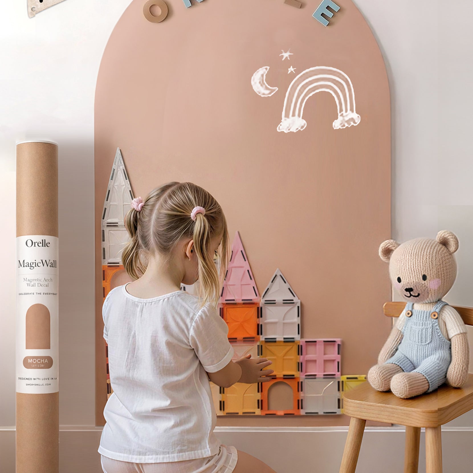 Large MagicWall | Magnetic Arch Wall Decal | 24 x 39"