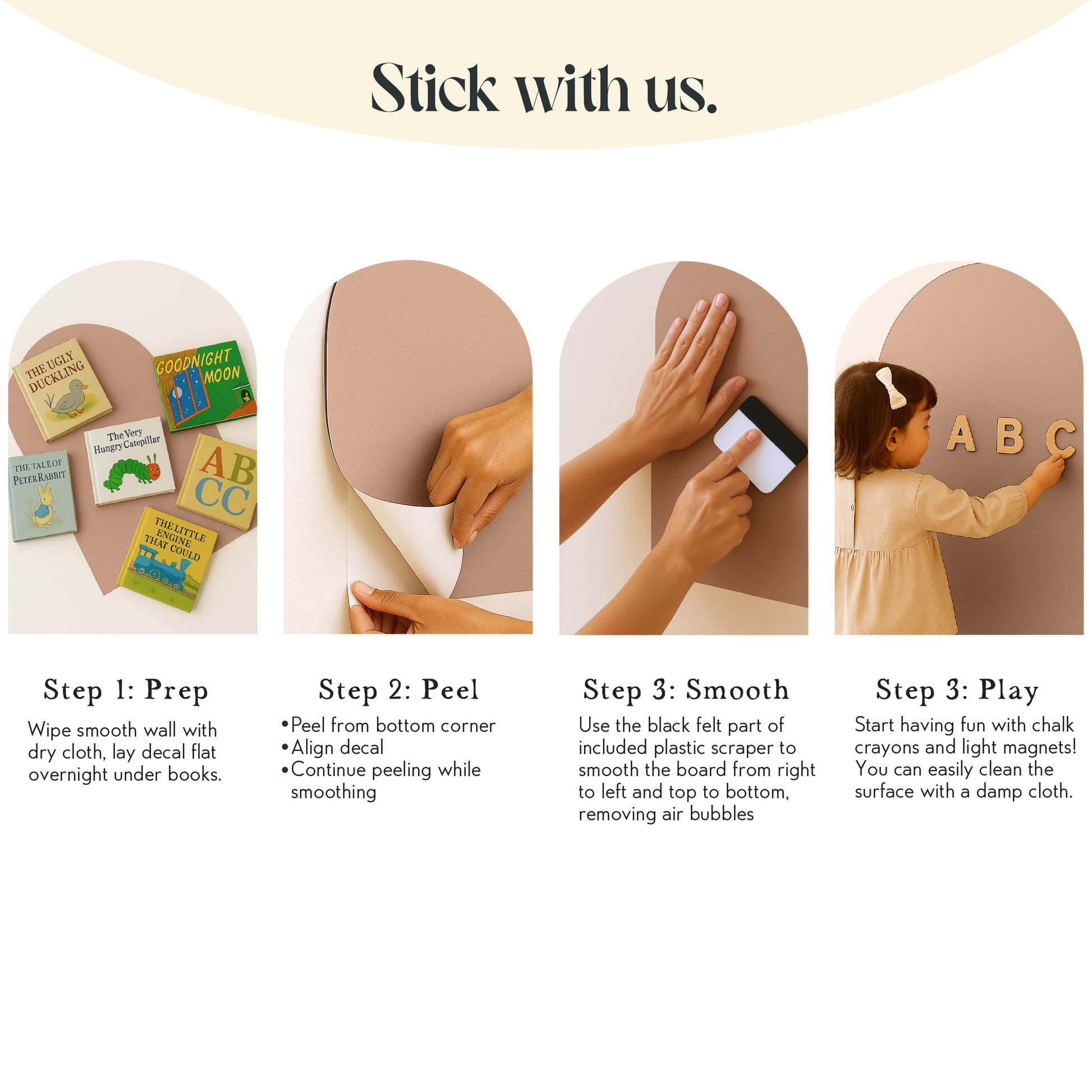 Midi MagicWall | Magnetic Arch Wall Decal